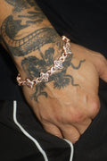 The "FORTUNA" 14K Rose Gold Clover Bracelet