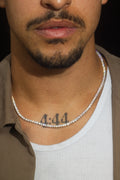 14K White Gold Diamond Tennis Necklace