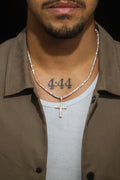 The "APOLLO'S FAITH" Cross 14K Rose Gold With Diamonds