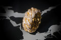 Cuban Moissanite Ring – 14K Yellow Gold Plated Sterling Silver